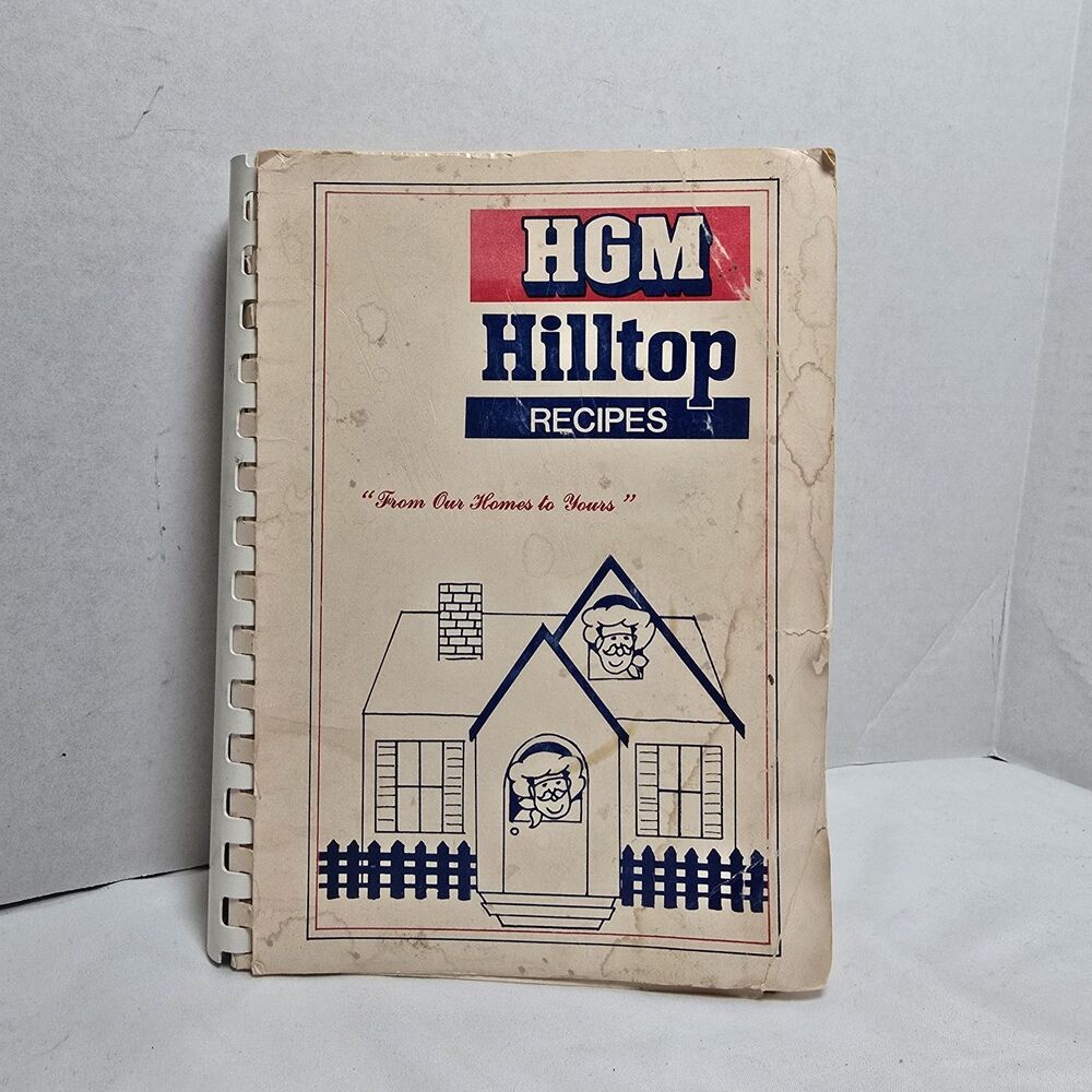 HGM Hilltop Realtors VTG Recipes Cookbook Cleveland Mentor Hudson NE Ohio 1984